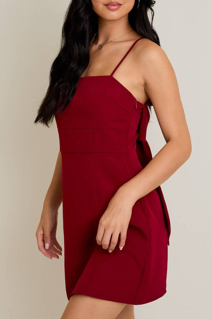 rosalee dress - burgundy
