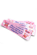 never beating the perfect angel allegations bumper sticker