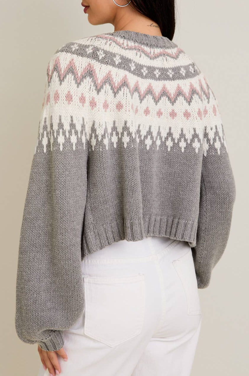 chandler cardigan - brown (FINAL SALE)