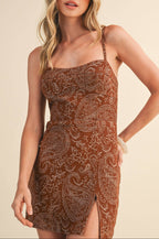 carter dress - brown
