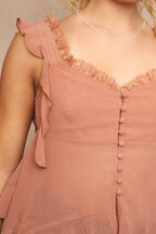 garrison top - terracotta