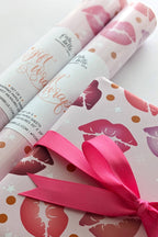 kiss print - wrapping paper (FINAL SALE)