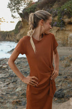 anastasia dress - mocha (FINAL SALE)