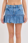 emory skirt - mid wash (FINAL SALE)