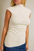 iris top - ivory