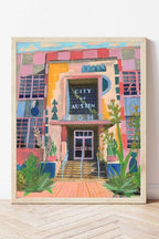 seaholm power plant print | el baker