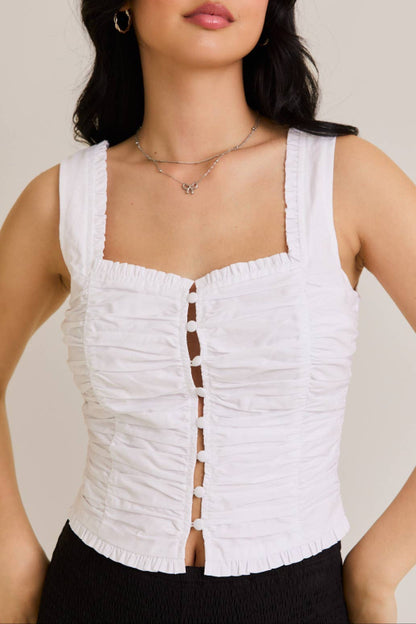 tatum top - white