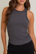 gabby tank - charcoal