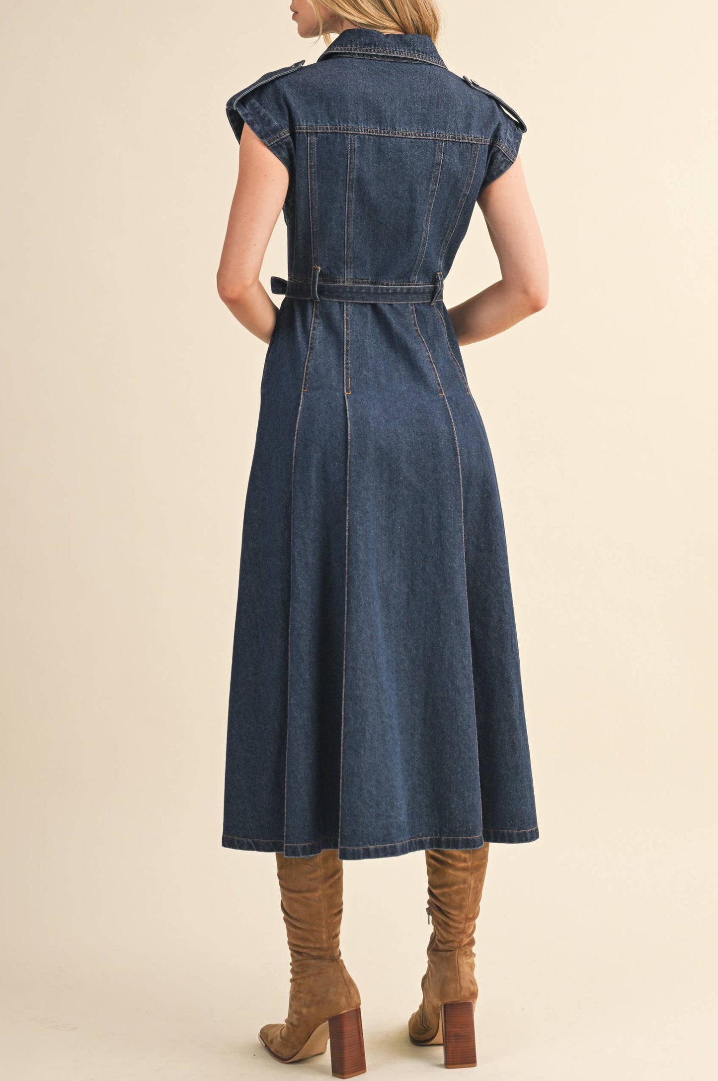 dakota dress - dark denim