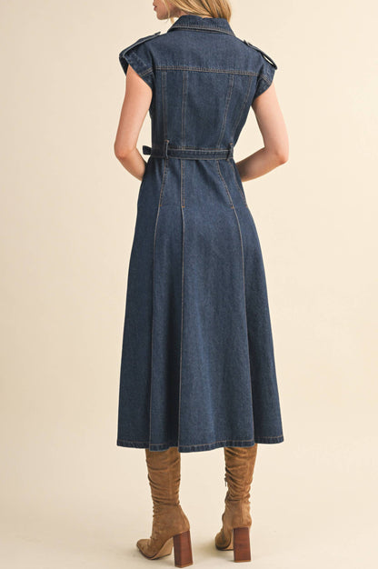 dakota dress - dark denim