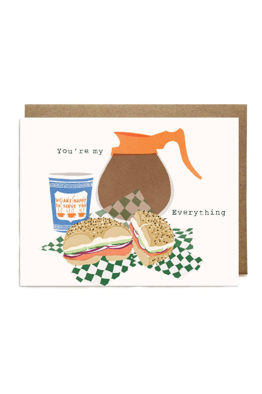 you're my everything nyc bagel card