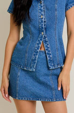 sawyer skirt - denim