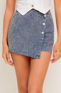 demi skort - blue white