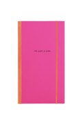 skinny notebook - i'm just a girl