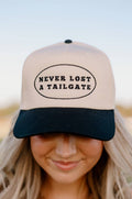 never lost a tailgate two tone hat