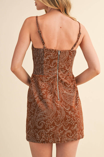 carter dress - brown