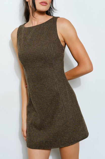 vivi dress - brown
