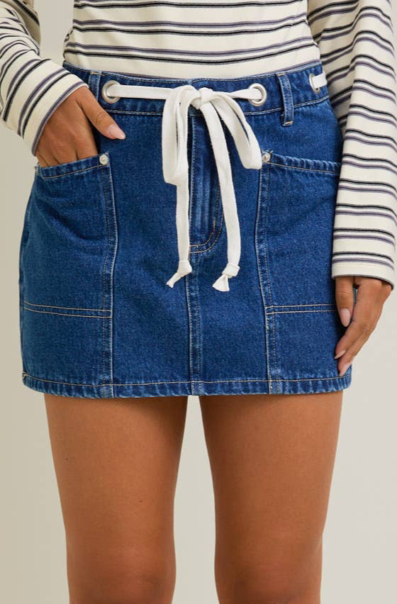 romy skirt - denim