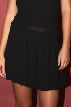blair bubble skirt - black