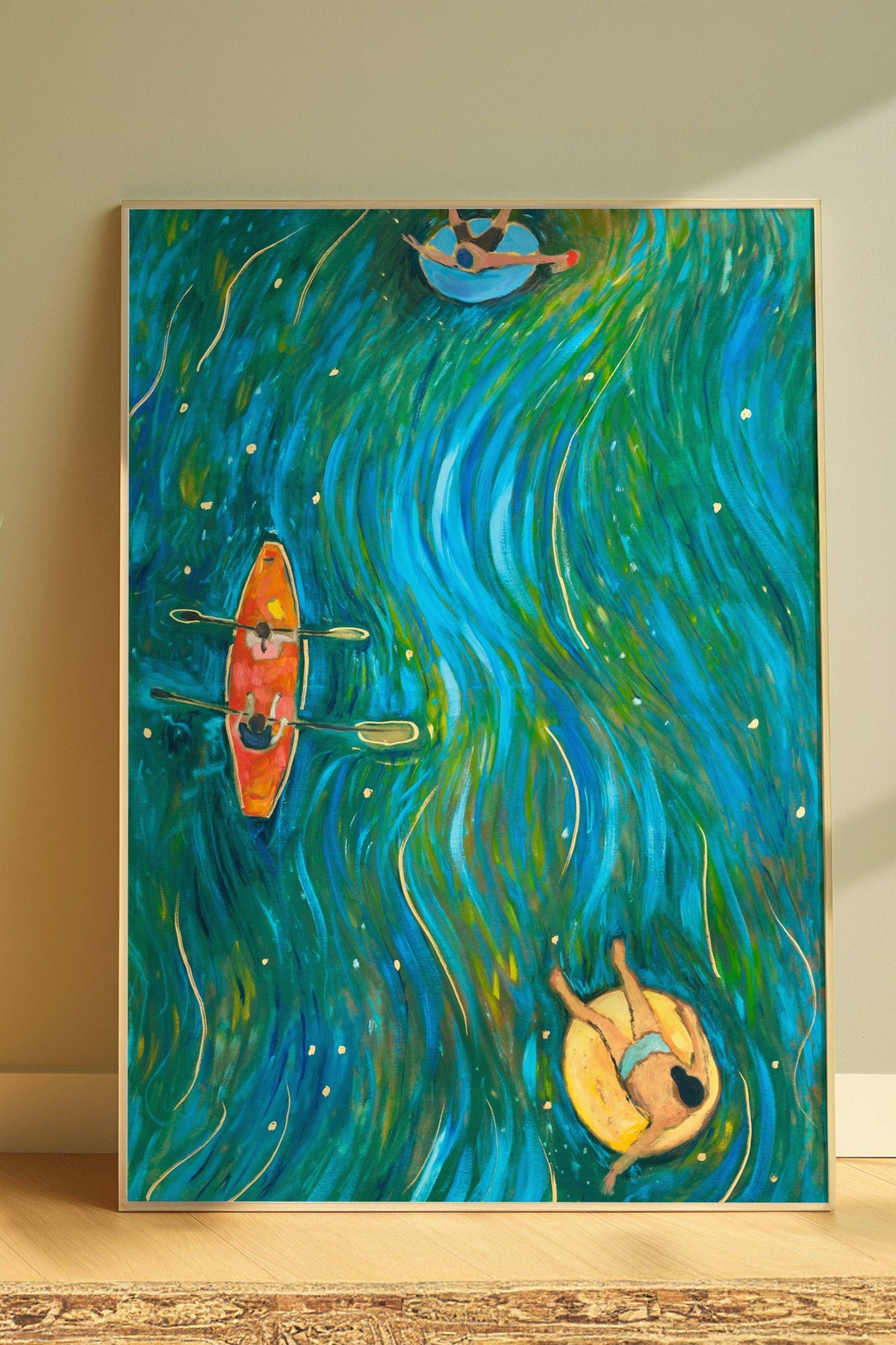 san marcos river print | el baker x mcseaborne