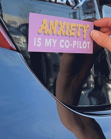 about to kiss bumper sticker