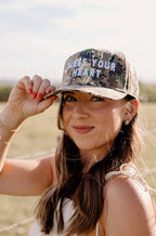 bless your heart camo hat