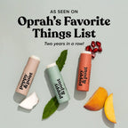 pomegranate peach lip balm