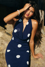 isabella dress - navy