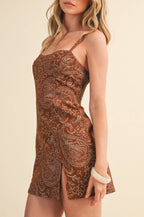 carter dress - brown