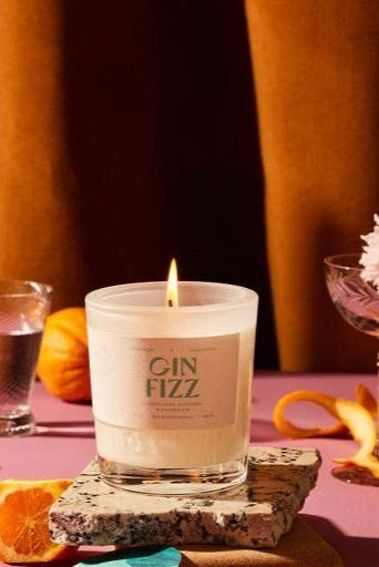 cocktail candle - gin fizz