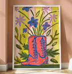 boots bouquet print | el baker