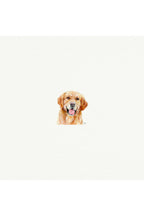 tiny watercolor print - golden retriever