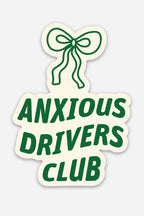 anxious driver bumper sticker