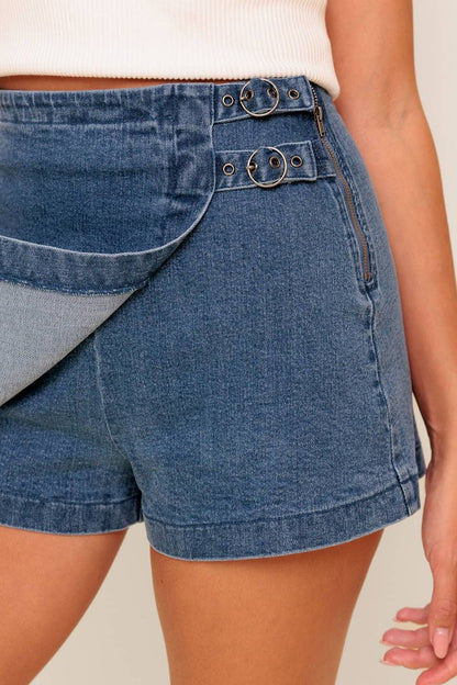 dakota skort - indigo