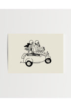 farmer's market lovers art print - 5x7