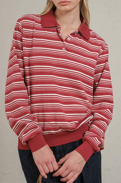 hanna polo – burgundy