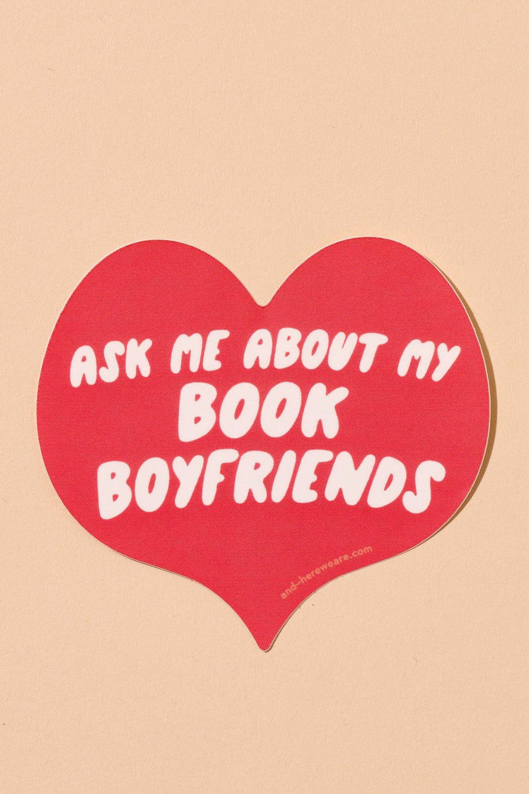ask me about my book boyfriends sticker