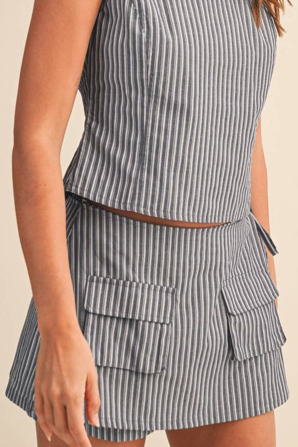 maeve skort - indigo