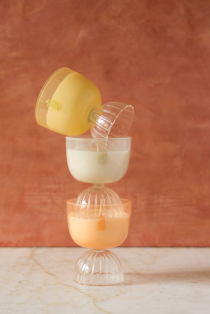 coupe candle - prosecco