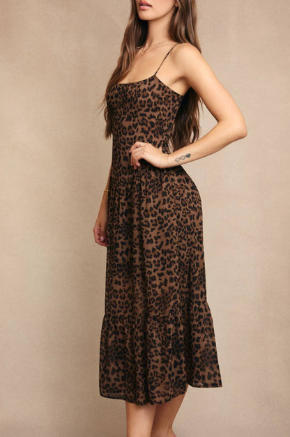 lettie dress - brown