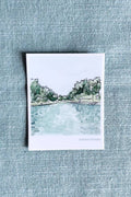 barton springs polaroid sticker