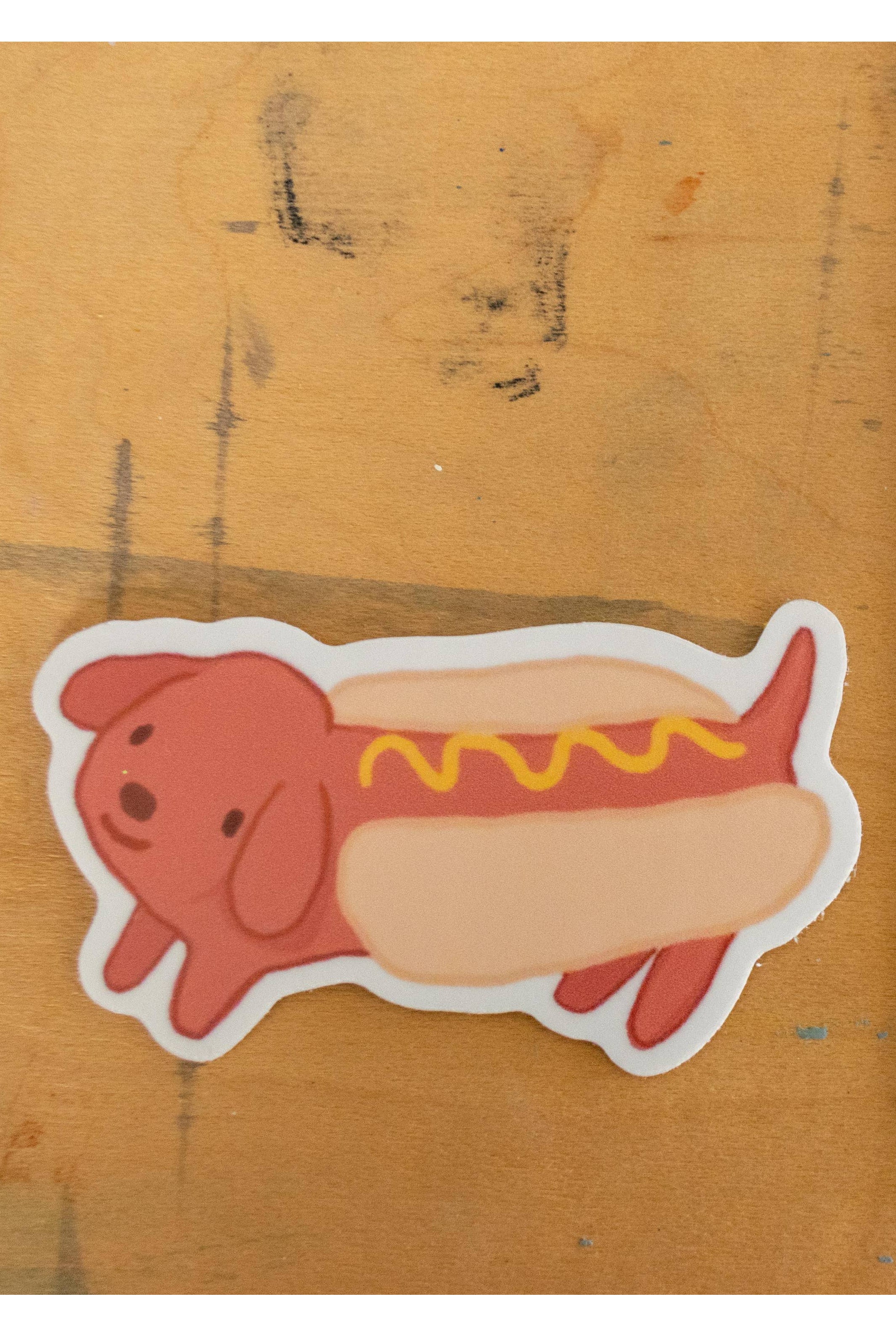 hotdog dog sticker