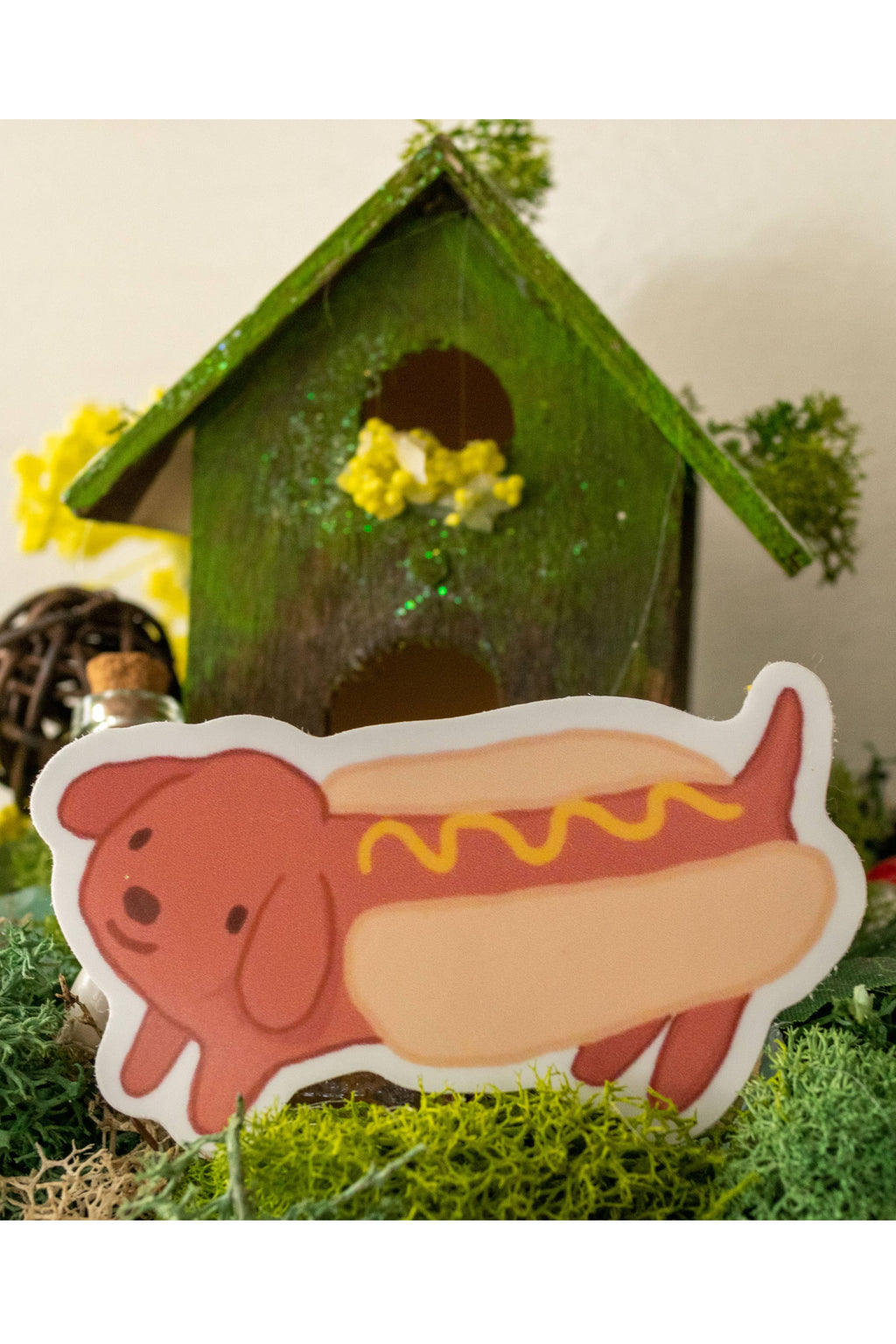 hotdog dog sticker