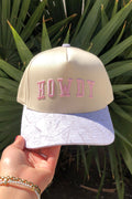 two tone hat - howdy