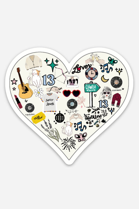 taylor eras sticker (FINAL SALE)