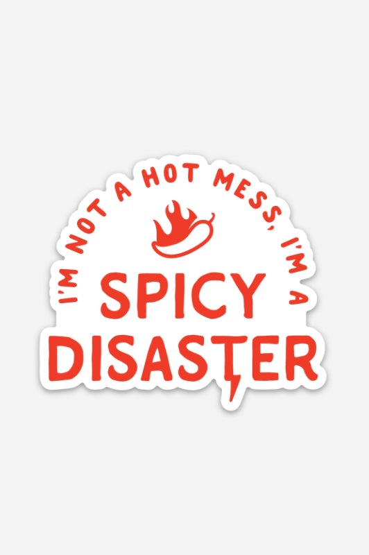 spicy disaster sticker