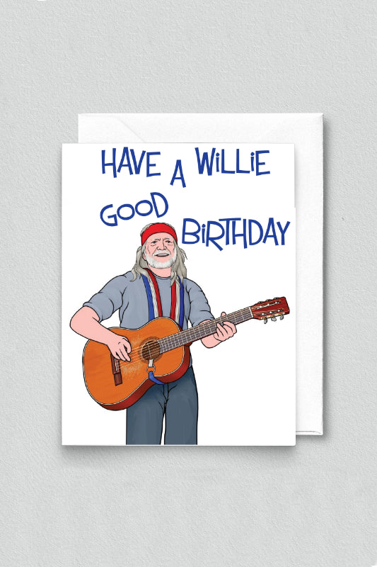 willie birthday card