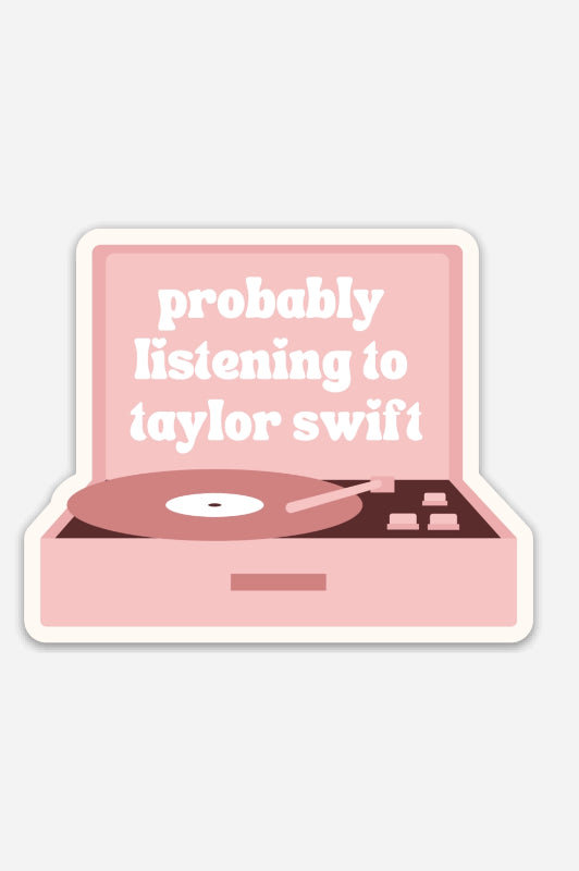 taylor record sticker (FINAL SALE)
