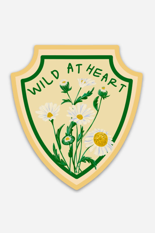 wild at heart sticker