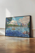 lady bird lake austin print | el baker